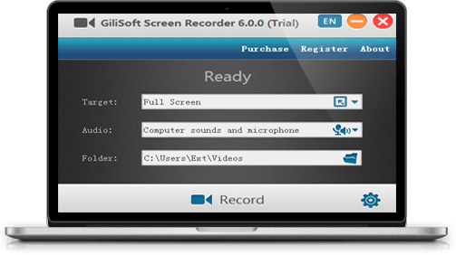 Screen capture recording software