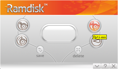 GiliSoft RAM Disk image and automatic save options